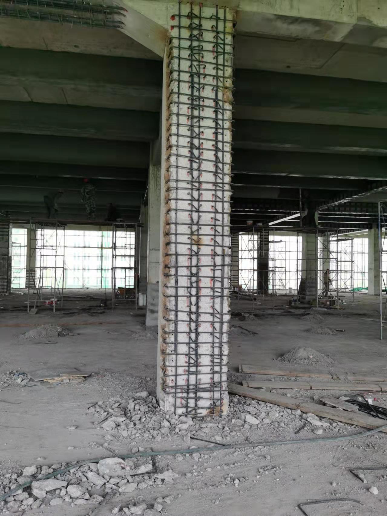 博尔塔拉梁柱增大界面加固工程施工方案